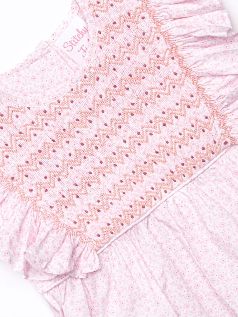 Smocked Ruffle Two-Piece Set - Picture 2 of 4